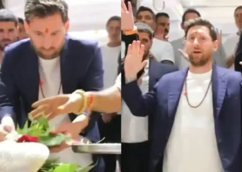 Lionel Messi Chants ‘Har Har Mahadev’, Offers Prayers as India Tour Concludes