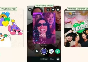 WhatsApp Rolls Out Festive Features for New Year 2026: Animated Stickers, Video Call Effects and More