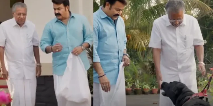 Mohanlal Interviews Pinarayi Vijayan in ‘Iruvar’ Teaser, Sparks Massive Buzz Ahead of Elections