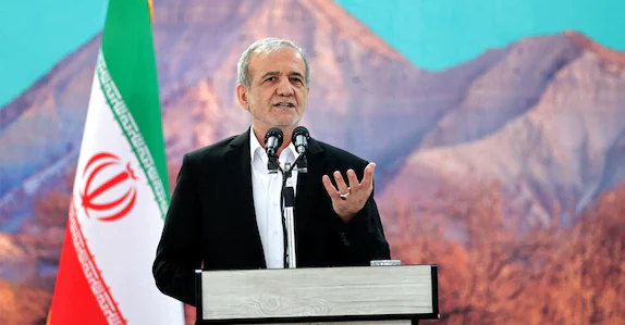 Iranian President Masoud Pezeshkian, Two Top Officials to Lead Transition After Khamenei’s Death