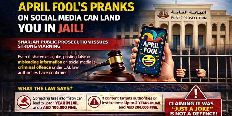 UAE Warns Against April Fool’s Pranks on Social Media